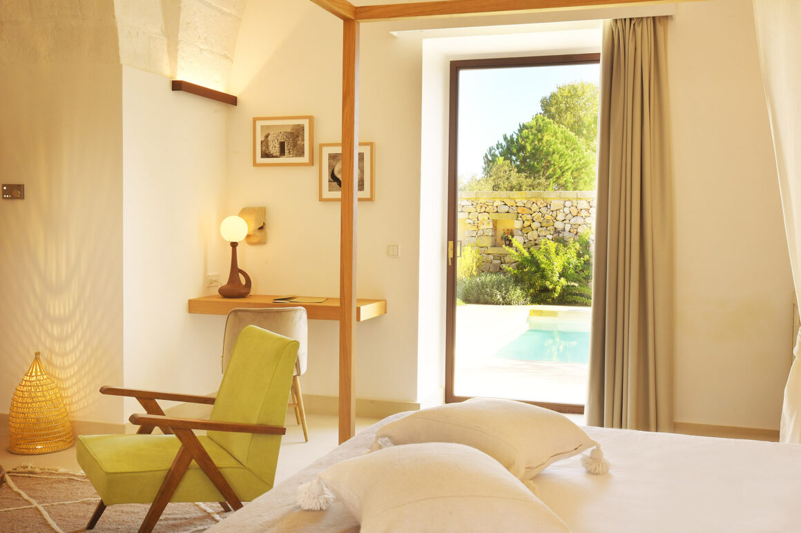 Masseria Corte degli Aromi Otranto suite lavanda vista esterna