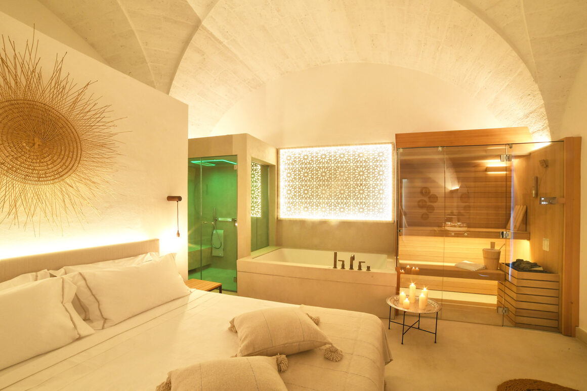 Masseria Corte degli Aromi Otranto suite rosmarino spa privata