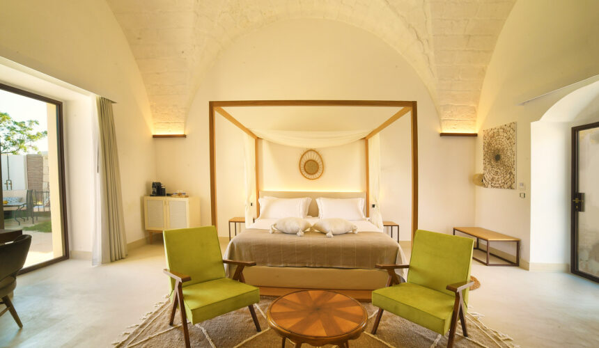 Masseria Corte degli Aromi Otranto suite lavanda panoramica social